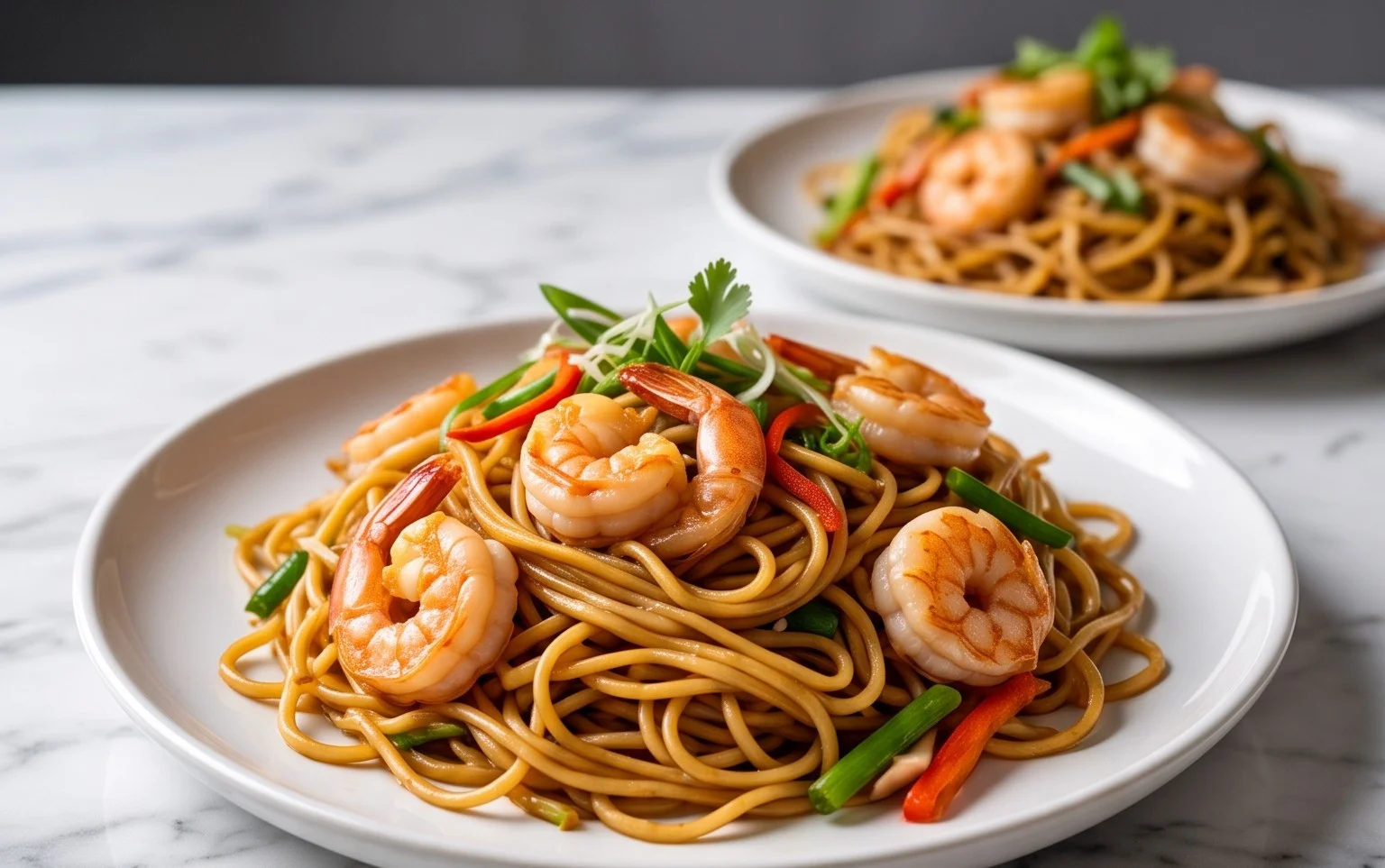 Nouilles Sautées Crevettes : Recette Facile et Rapide